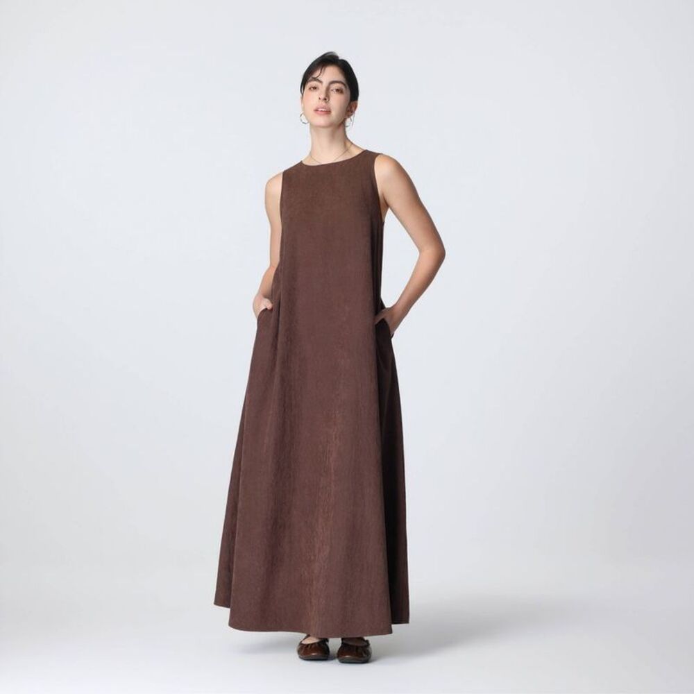 a new day Brown Strapless-Look Sleeveless Maxi Dress